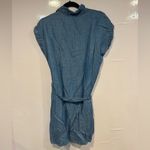 Harper Short sleeve light weight‎ blue denim dress Photo 2