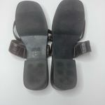 Etienne Aigner 'Apogee'Brown Strappy Leather Sandals Size 9M Photo 6