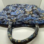 Vera Bradley Windsor Navy Blue Paisley Laptop Bag Photo 3