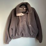 Universal Threads Universal Thread Sherpa Cropped Brown Jacket XL Granola Heritage Gorpcore Warm Photo 0