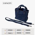 Stylish Denim Shoulder Bag Blue Photo 1