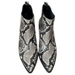 Marc Fisher Yale Chelsea Snake Animal Print Ankle Boots Size 5 Photo 5