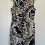 Lafayette 148 Abstract Floral Sheath Dress Size 6 Photo 4