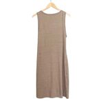 Leith NWT  Ruched Bodycon Sleeveless Mini Dress Tan Dusk Heather Knit Size XL NEW Photo 5