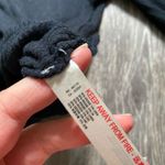 Free People  Rib Knit Button Up Collar Lightweight Long Sleeve Cozy Boho‎ Top Med Photo 4