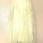 Arula  Cream Yellow Chic Polkadot Ruffle Tulle Skirt. Photo 0