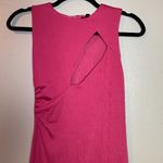 NBD Revolve Phoebe Mini Dress XS Sleeveless Cut Out Fuchsia Pink Club Party Photo 2