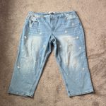 Cato  Collection Limited Edition High Rise Pearl Embellished Jeans SIZE 20WP Photo 1