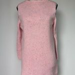 The Elder Statesman pink speckled cashmere cold shoulder tunic mini dress XS Photo 0