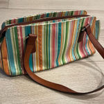 Fossil  Signature Striped Multicolor Leather Shoulder Bag Photo 0