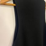 Anthropologie Black Slim Ribbed MIDI dress M Photo 4