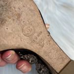 Chanel Black Camellia Charm Wedge Sandals Photo 7