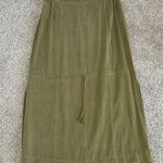 August Silk Vintage  Olive Green Sleeveless Maxi Skirt Set Photo 3
