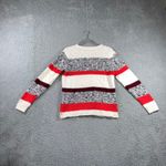 Old Navy Striped Cable Knit Crewneck Sweater Women Large Photo 2