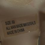 Quipid metallic gold glitter rhinestone strappy platform heeled sandals Photo 6