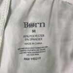 BORN Women's Green & White Print Soft Jogger Athleisure Pants M Size M Photo 5