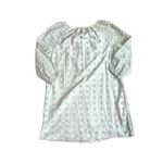 Faherty New  Valencia Eyelet Organic Cotton Dress Desert Sage Green Size Medium Photo 9