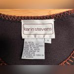 Karin Stevens  Women's VTG Pleated Sleeveless Geo Ethnic Dress+Cardigan Set|Sz:8 Photo 13