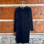 Vince  Midnight Blue Velour Dress Size Small Photo 1