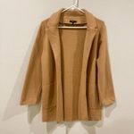 Quince  Camel Organic Cotton Knit Blazer (M) Photo 1