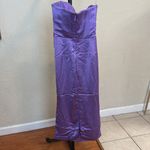 House Of CB  SANTANA VIOLET SATIN STRAPLESS CORSET MIDI‎ DRESS NWOT size S Photo 6