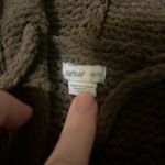 Aerie  army green knit pullover sweater size xsmall Photo 2