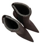 Good American  Chocolate Brown Ankle Boots(Size 9) Photo 6