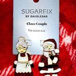 BaubleBar Sugarfix x  Santa & Mrs. Claus Couple Christmas earrings NEW Photo 1