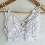 Free People Adella Lace Bralette White Sz XS Photo 2
