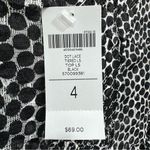 Chico's Chico’s Black Polka Dot Lace Top with Tiered Long Sheer Sleeves Size 4/ XXL Photo 7