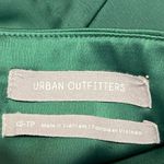 Urban Outfitters Green Silk Satin Spaghetti Cami Camisole Mini Slip Dress XS Photo 5