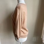 COS  100% Wool Lightweight 3/4 Length Crop Sleeve Round Neck Top Photo 2