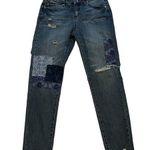 Natural Reflections  Vintage Reunion Distressed Patchwork Jeans, sz 4 Photo 0