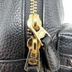 Coach Mini Charlie Pebbled Leather Backpack Black Photo 2