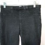 Just Black Denim Mid-rise Pull-on Black Skinny Jeans Photo 3
