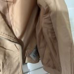 Levi's Levi’s Faux Leather Moto Jacket Tan Camel Size Small | NWT Photo 6