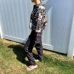 Vintage Pebble Beach Black Brown Retro Geometric 90’s Windbreaker Tracksuit Sz S Photo 51