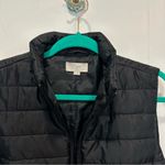 Loft Classic Black Zip Up Puffer Vest Size Medium Photo 1