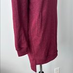 Glamorous Burgundy Long Sleeve Crew Neck Tunic Sweatshirt Dress Women's XS NWT Photo 1