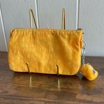 Kipling A Rare Modern Vintage Yellow  Creativity Zip Organizational Bag Pouch Photo 2