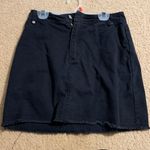 Honey Belle Black Denim Mini Skirt Photo 1