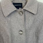 London Fog  Women's Classic Gray Pea Coat Size S Photo 7