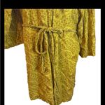Oscar de la Renta Oscar Lawatata Raffles Jakaria Vintage Gold Robe with Belt OSFM Photo 3