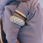 Free People NWT Ignatius Bangle in Cocoa & Ivory Photo 3