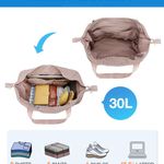 Large Gym Bag with Yoga Mat Buckle | Weekender Overnight Bag for Women | Travel Duffle Bag for Travel Essentials | Carry On Tote Bag Hospital Bag for Labor and Delivery Photo 2