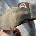 Embroidered Stitching Pointed‎ Toe Brown Western Cowboy Boots Size 10 Women’s Photo 4