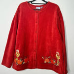 Croft & Barrow  fall fleece button up cardigan size 1X Photo 0