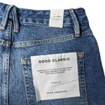 Good American Good Classic Raw Hem Jeans 8/29 NWT Photo 5