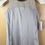 Athleta NWT Mesh Chi Tank Smog Womens Tank Size Medium Activewear Yoga Outdoor Photo 0