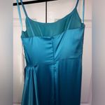 NWT Portia & Scarlett Blue Rhinestone and Satin Gown Size 4 Photo 13